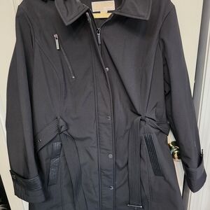 MICHAEL Michael Kors Elegant Black Trench Coat